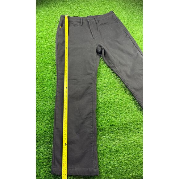 Caterpillar CAT Fleece Lined Canvas Work Pants Mens 34x30 Black Heavy Duty - Picture 5 of 8